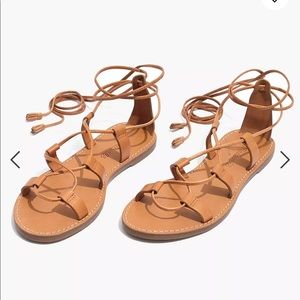 Madewell boardwalk lace up sandal